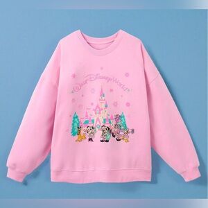 Disney Parks Walt Disney World Santa Mickey & Friends Holiday Crewneck